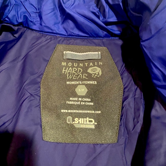 Like New Mountain Hardwear Blue Citilicious Down Jacket Size Small - Picture 3 of 8